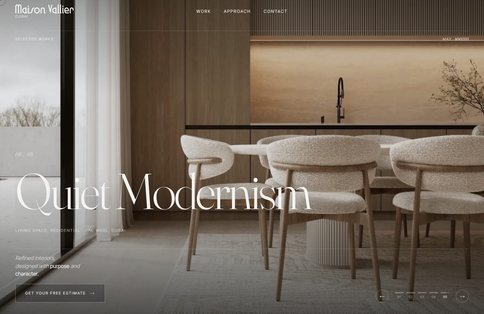 Faire ressentir le luxe avant même de le décrire.